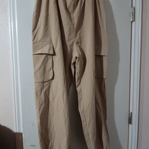 Women's Tan Cargo Pants